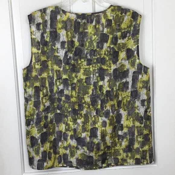Talbots 100% Silk Tiered Sleeveless Blouse Top EUC - Picture 5 of 6
